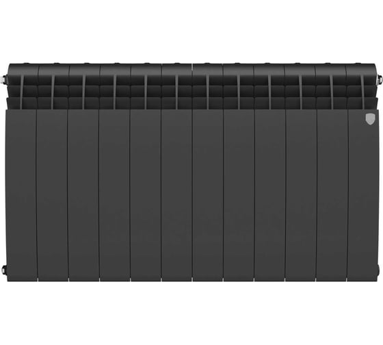 Радиатор биметаллический ROYAL THERMO BILINER B 500 черный, 12 секц. НС-1682286
