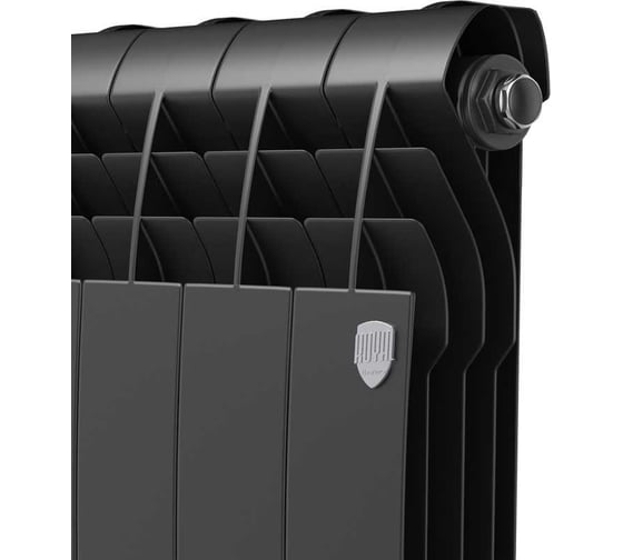 Радиатор биметаллический ROYAL THERMO BILINER B 500 черный, 12 секц. НС-1682286