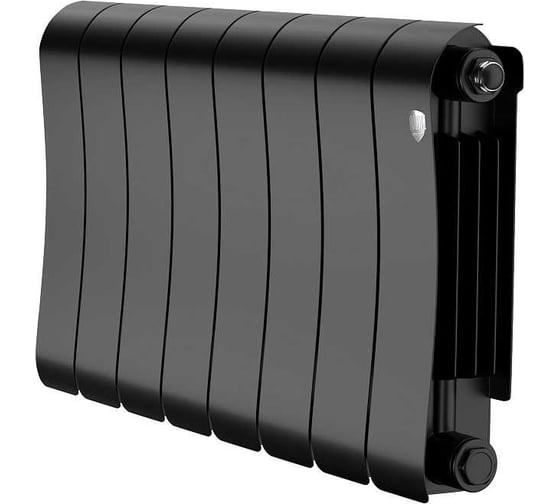 Радиатор биметаллический Royal Thermo Infinity 300 Noir Sable 8 секций НС-1683694 1