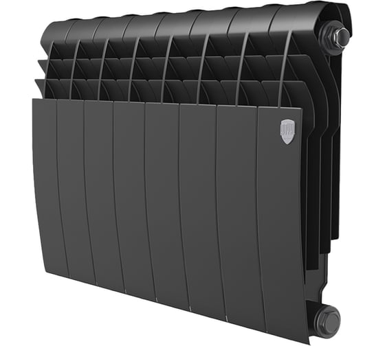 Биметаллический радиатор ROYAL THERMO BILINER B 350 чёрный, 8 секц. НС-1682259