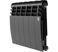 Биметаллический радиатор ROYAL THERMO BILINER B 350 чёрный, 6 секц. НС-1682258