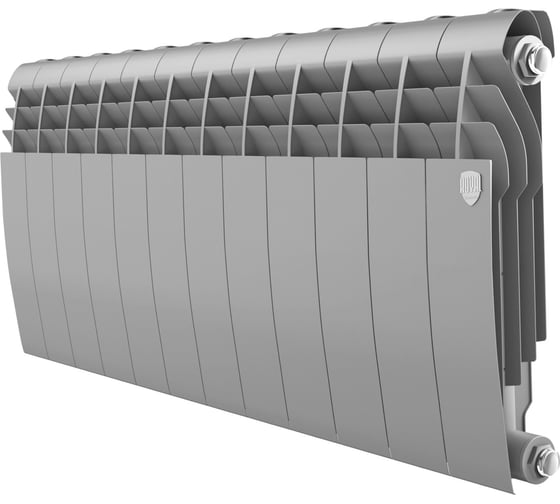 Биметаллический радиатор ROYAL THERMO BILINER B 350 серебристый, 12 секц. НС-1682247