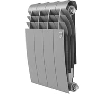 Биметаллический радиатор ROYAL THERMO BILINER B 350 серебристый, 4 секц. НС-1682248