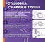 Греющий саморегулирующийся кабель Обогрев Люкс Lite на трубу 17 метров 11017 7