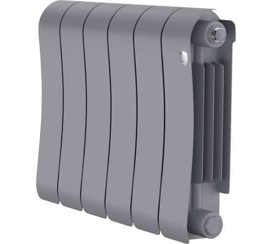 Радиатор биметаллический ROYAL THERMO Infinity 300 Silver Satin - 6 секций НС-1683696