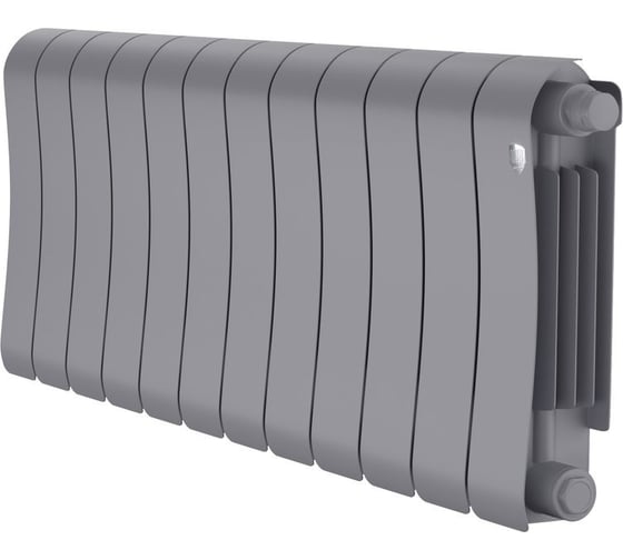 Радиатор биметаллический ROYAL THERMO Infinity 300 Silver Satin VR80 - 12 секций НС-1696348