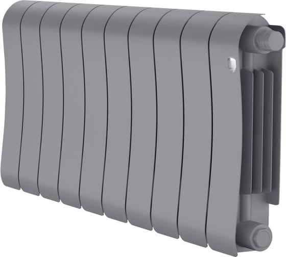 Радиатор биметаллический ROYAL THERMO Infinity 300 Silver Satin VR80 - 10 секций НС-1696347