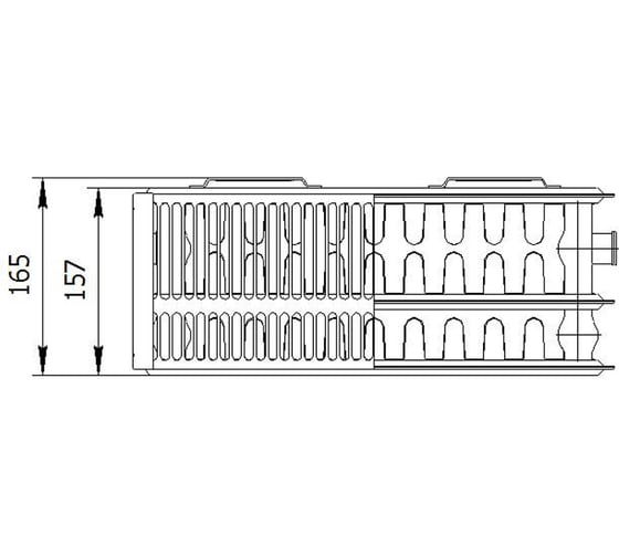 Панельный радиатор LEMAX Premium VC 33x300x900 (2010 Вт) universal 121603