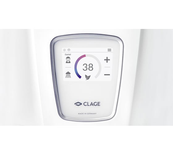 Проточный водонагреватель Clage Comfort DSX Touch NEW 3200-36600