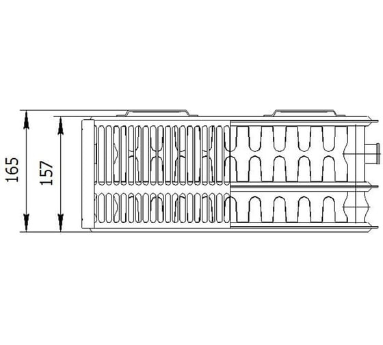 Панельный радиатор LEMAX Premium C 33x500x700 (2365 Вт) 121294