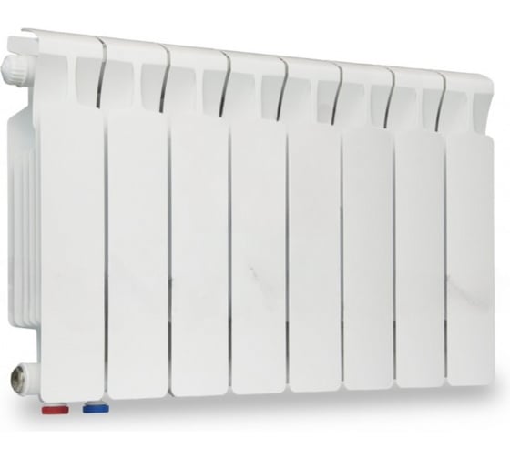 Радиатор биметаллический RIFAR MONOLIT Ventil 300 08 секц. нижн. лев. R-MN-300-08-VL