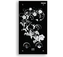Проточный газовый водонагреватель Vilterm S10 Glass белые цветы 00-00002142