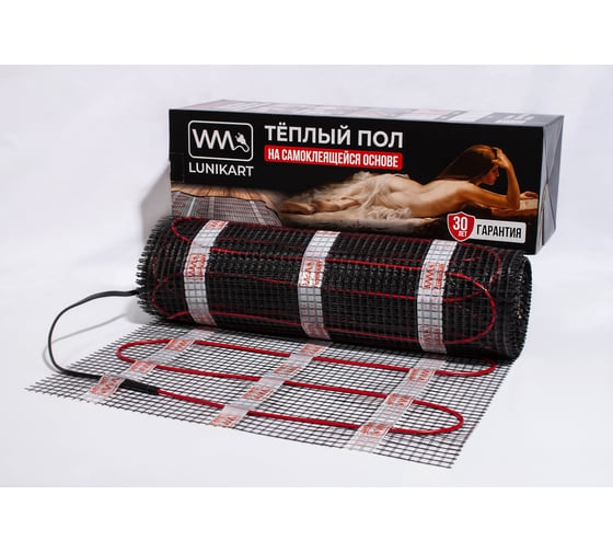 Теплый пол / мат нагревательный WM " LunikartM 560 Вт/3,5 кв.м " LunikartM 560 Вт/3,5 кв.м "WM" LunikartM 560 Вт/3,5 кв.м 1