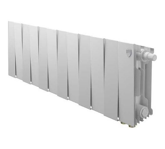 Радиатор биметаллический ROYAL THERMO PianoForte 200 белый, 18 секций НС-1682303