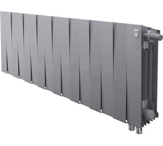 Радиатор биметаллический ROYAL THERMO PianoForte 300 Серебристый - 16 секций НС-1682343