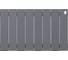 Радиатор биметаллический ROYAL THERMO PianoForte 300 Серебристый - 8 секций НС-1682344 2