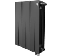 Радиатор биметаллический ROYAL THERMO PianoForte 500 Чёрный VR80 - 6 секц. НС-1682392