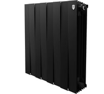 Радиатор биметаллический ROYAL THERMO PianoForte 500 Чёрный - 8 секц. НС-1682388