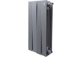 Радиатор биметаллический ROYAL THERMO PianoForte 500 Серебристый - 4 секц. НС-1682375