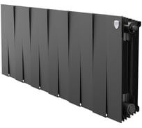 Радиатор биметаллический ROYAL THERMO PianoForte 300 Чёрный - 12 секц. НС-1682352