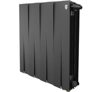 Радиатор биметаллический ROYAL THERMO PianoForte 500 Чёрный VR80 - 8 секц. НС-1682393