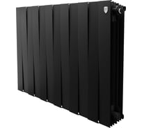 Радиатор биметаллический ROYAL THERMO PianoForte 500 Чёрный - 12 секц. НС-1682385
