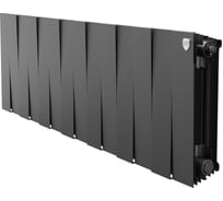 Радиатор биметаллический ROYAL THERMO PianoForte 300 Чёрный - 14 секц. НС-1682353