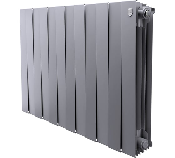 Радиатор биметаллический ROYAL THERMO PianoForte 500 Серебристый - 12 секц. НС-1682374