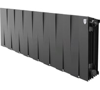 Радиатор биметаллический ROYAL THERMO PianoForte 300 Чёрный - 16 секц. НС-1682354