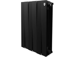 Радиатор биметаллический ROYAL THERMO PianoForte 500 Чёрный - 6 секц. НС-1682387