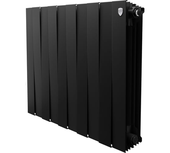 Радиатор биметаллический ROYAL THERMO PianoForte 500 Чёрный - 10 секц. НС-1682383