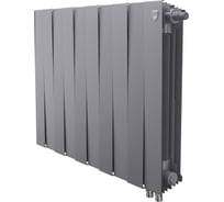 Радиатор биметаллический ROYAL THERMO PianoForte 500 Серебристый VR80 - 12 секц. НС-1682379