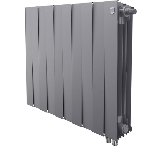 Радиатор биметаллический ROYAL THERMO PianoForte 500 Серебристый VR80 - 12 секц. НС-1682379