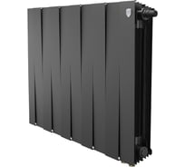 Радиатор биметаллический ROYAL THERMO PianoForte 500 Чёрный VR80 - 10 секц. НС-1682389
