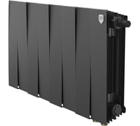 Радиатор биметаллический ROYAL THERMO PianoForte 300 Чёрный VR80 - 8 секц. НС-1682360