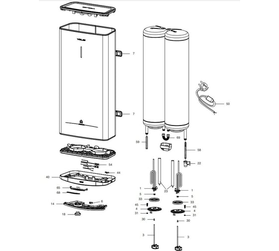 Водонагреватель Ariston VELIS TECH INOX R ABS 503700690