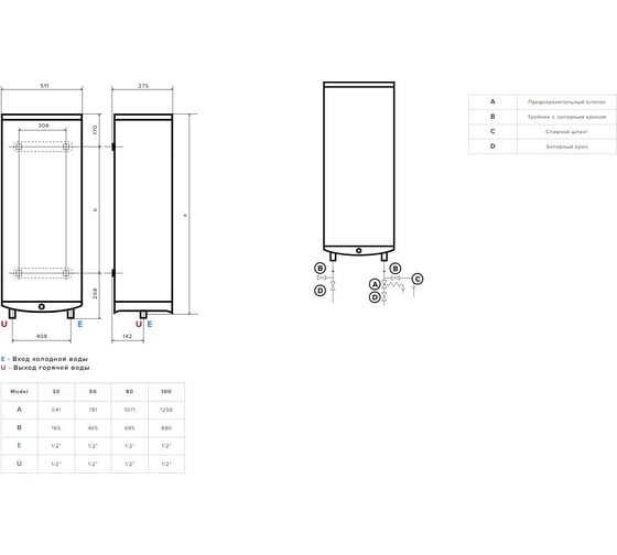Водонагреватель Ariston VELIS TECH R ABS 1003700714