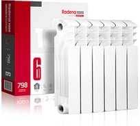 Радиатор биметаллический RADENA CS 1000 350/100 6 секций 009010802