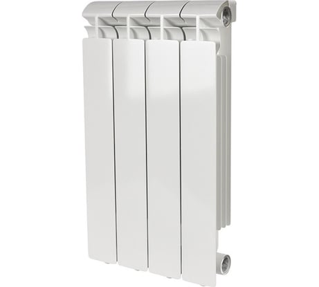 Алюминиевый радиатор STOUT ALPHA 500 4 секции, боковое подключение SRA-2310-050004 RG00908P30043A