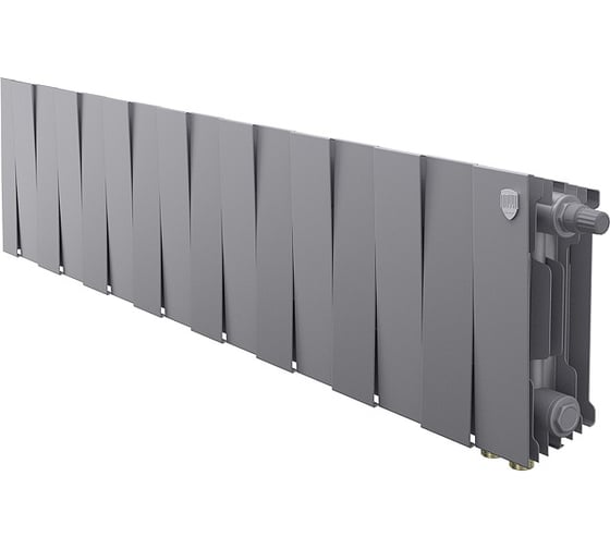 Радиатор биметаллический Royal ThermoPianoForte 200 Серебристый VR80- 16 секций НС-1682317 1