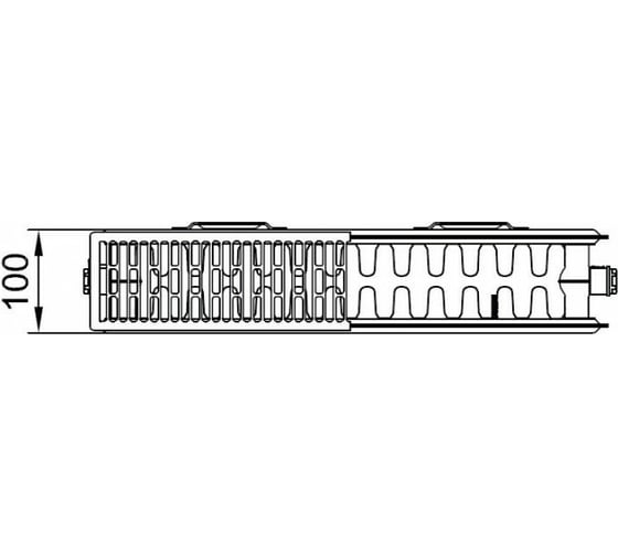 Радиатор Kermi otop FK0 22, 100х200х1000, RAL 9016 белый FK0220201001NXK