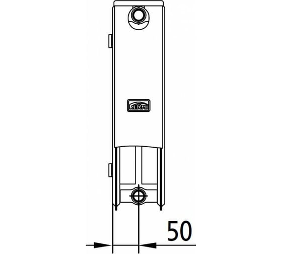 Радиатор Kermi otop FK0 22, 100х200х1000, RAL 9016 белый FK0220201001NXK