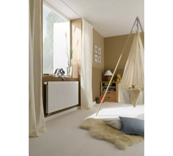 Радиатор Kermi otop FTV 12, 64х500х1300, X2 Inside, R, RAL 9016 белый FTV120501301R2Y