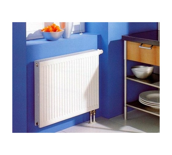 Радиатор Kermi otop FTV 22, 100х600х600, X2 Inside, R, RAL 9016 белый FTV220600601R2Y