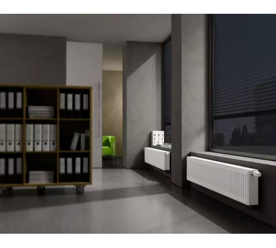 Стальной панельный радиатор Kermi  Profil-K FK O 12/300/1600 нижнее подключение белый RAL 9016 FTV120301601R2Y RG008V5KCDTPUH