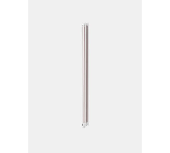 Трубчатый радиатор ТЕПЛОФОРТ ТР2180-4, НП 1/2, ТВ, белый глянец двухтрубный, габаритная высота секции 1805 мм (межосевое расстояние 1730мм), 4 секции, нижнее подключение ½”, термовставка, цвет белый глянец 200123 1