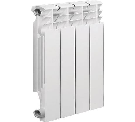 Алюминиевый радиатор отопления Solur PREMIUM 4 секции ALUM04