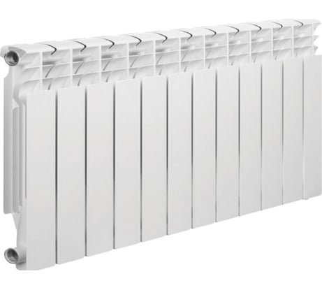 Алюминиевый радиатор отопления Solur PREMIUM 12 секций ALUM12