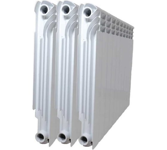 Алюминиевый радиатор отопления Solur PREMIUM 12 секций ALUM12