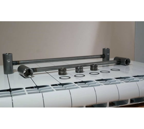 Биметаллический радиатор отопления Solur PRESTIGE 6 секций BMET06